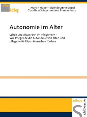 cover image of Autonomie im Alter